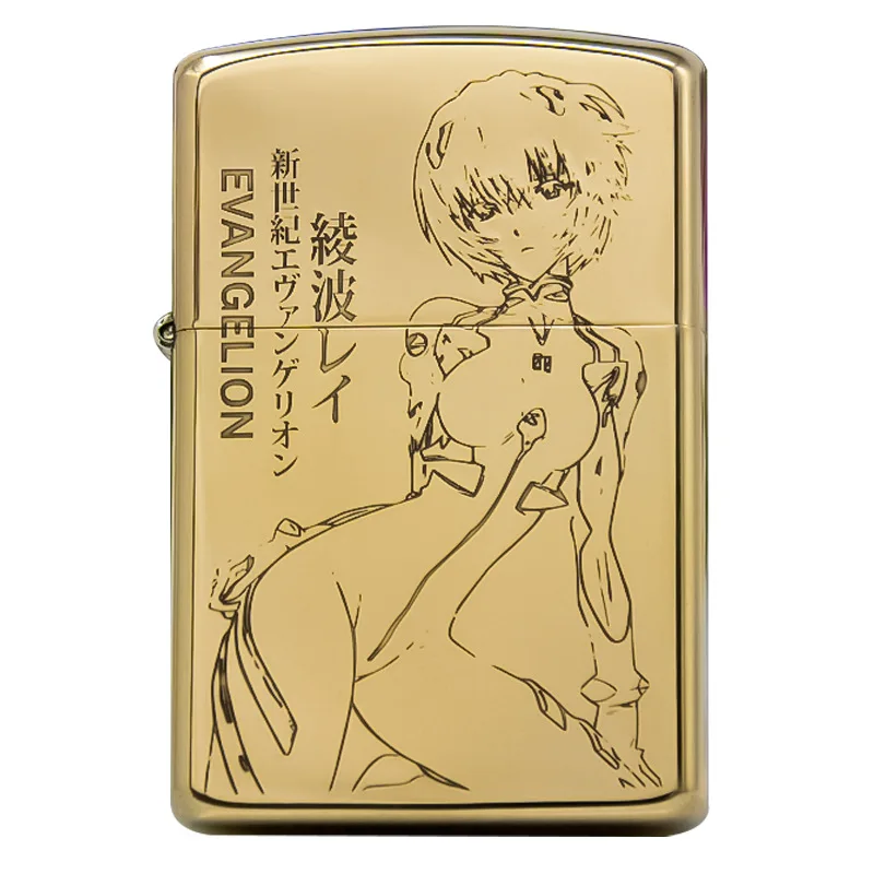

Zorro New Warrior Windproof Kerosene Lighter Sexy Pure Copper Carving Anime Personality Creative Funny Lighters Men's Tool