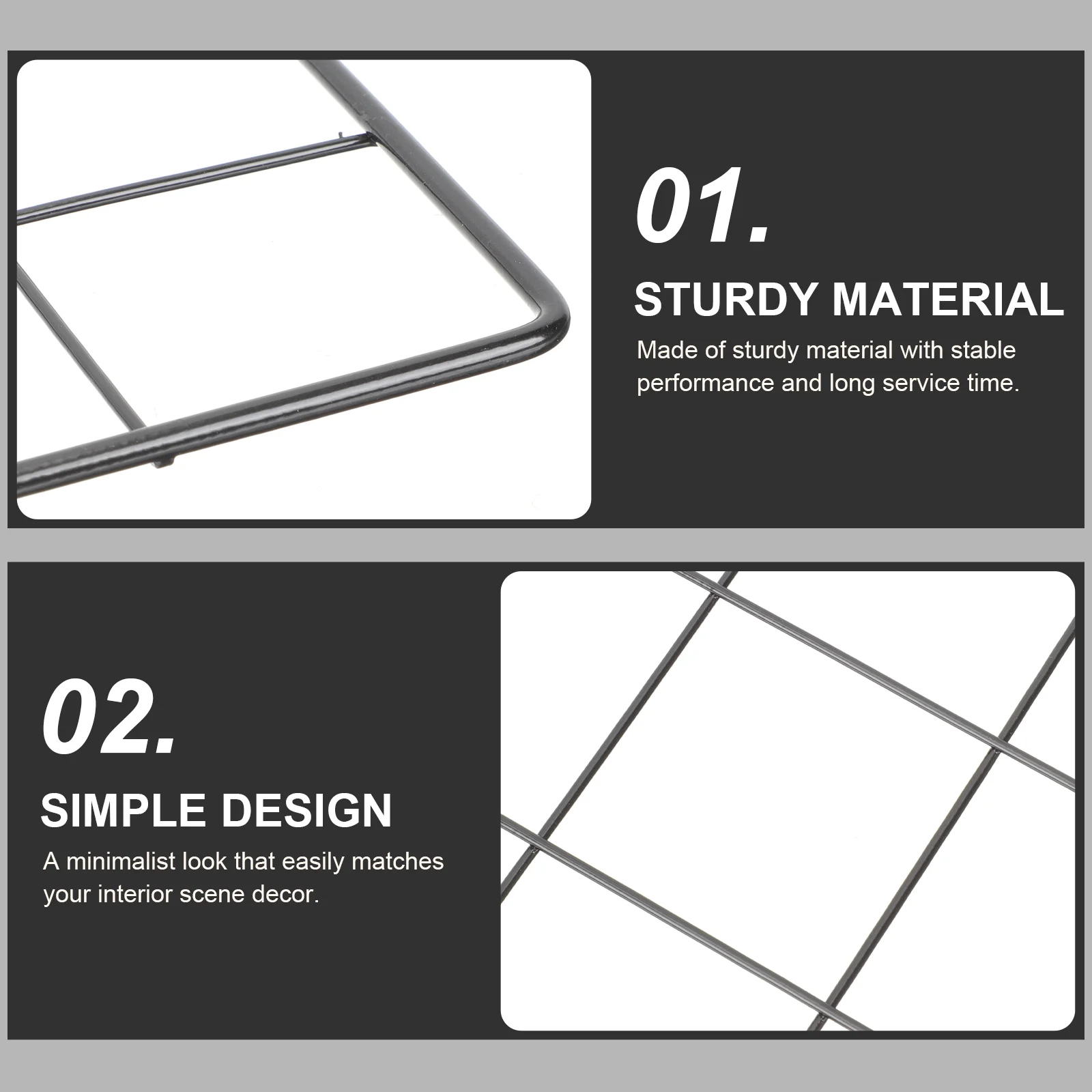 Настенная сетка из кованого железа для хранения растений декор подвесная кулон