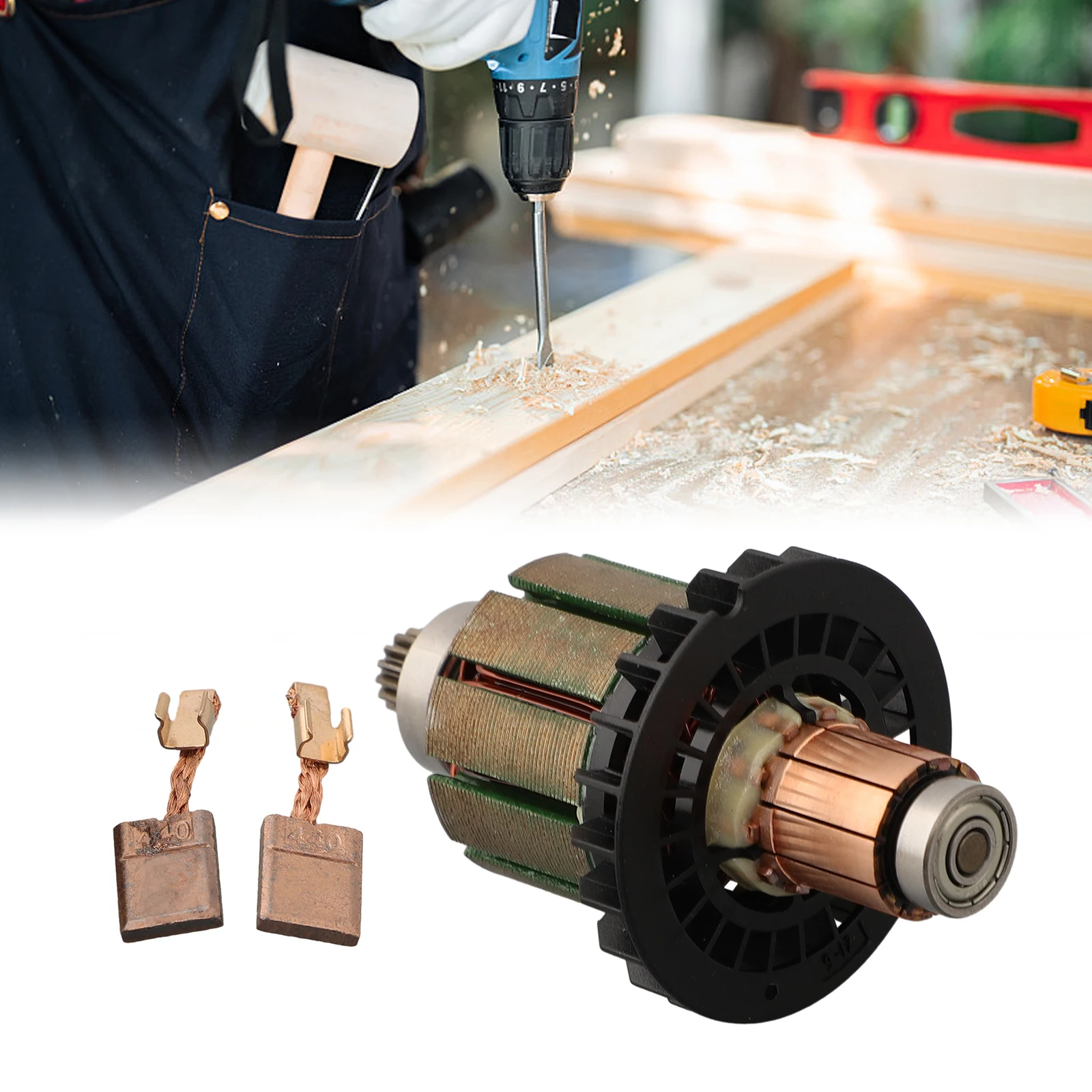 194427-5 карбоновая щетка 619380-9 якорь новая неиспользованная номер детали дрель