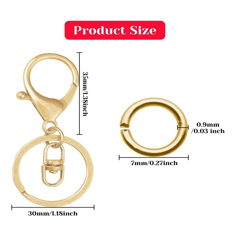 1 комплект кольцо для ключей пряжка с кольцом популярные компоненты изготовления