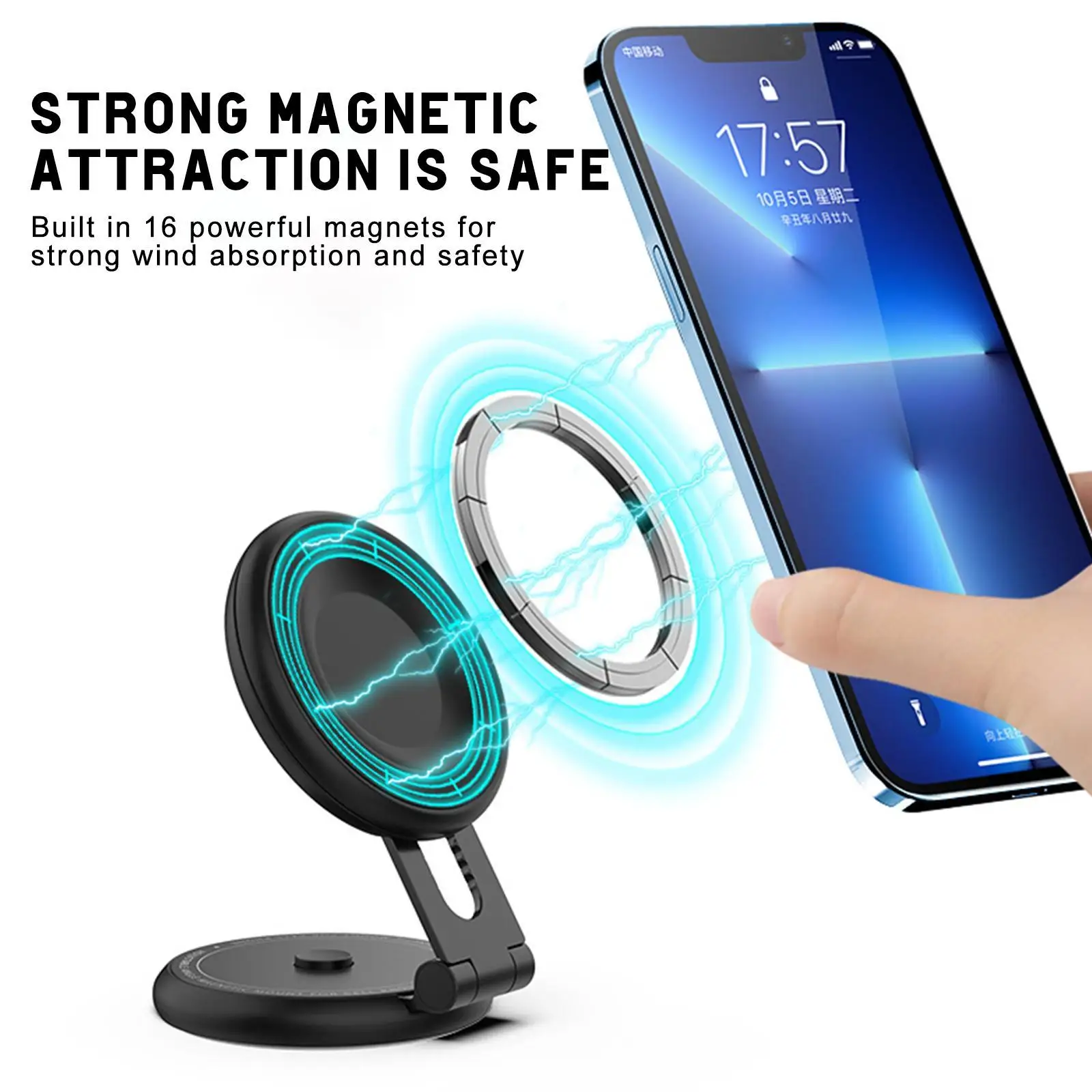 Магнитный автомобильный держатель для телефона Tesla Model 3 Y - Цена: 16.36