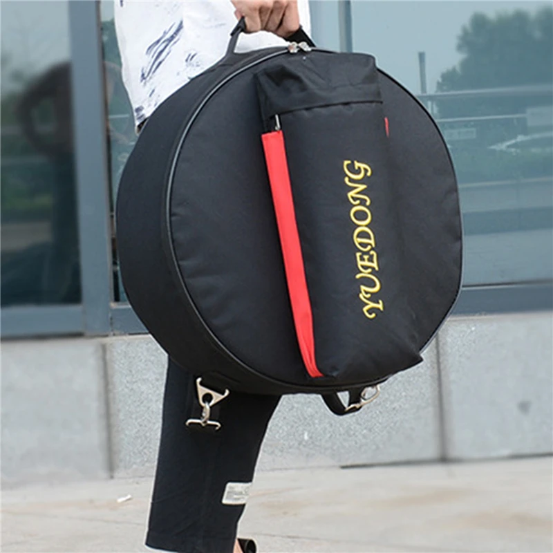 

14Inch Snare Drum Bag Add Cotton Drum Sticks and Stand Percussion Instrument Waterproof Oxford Portable Backpack