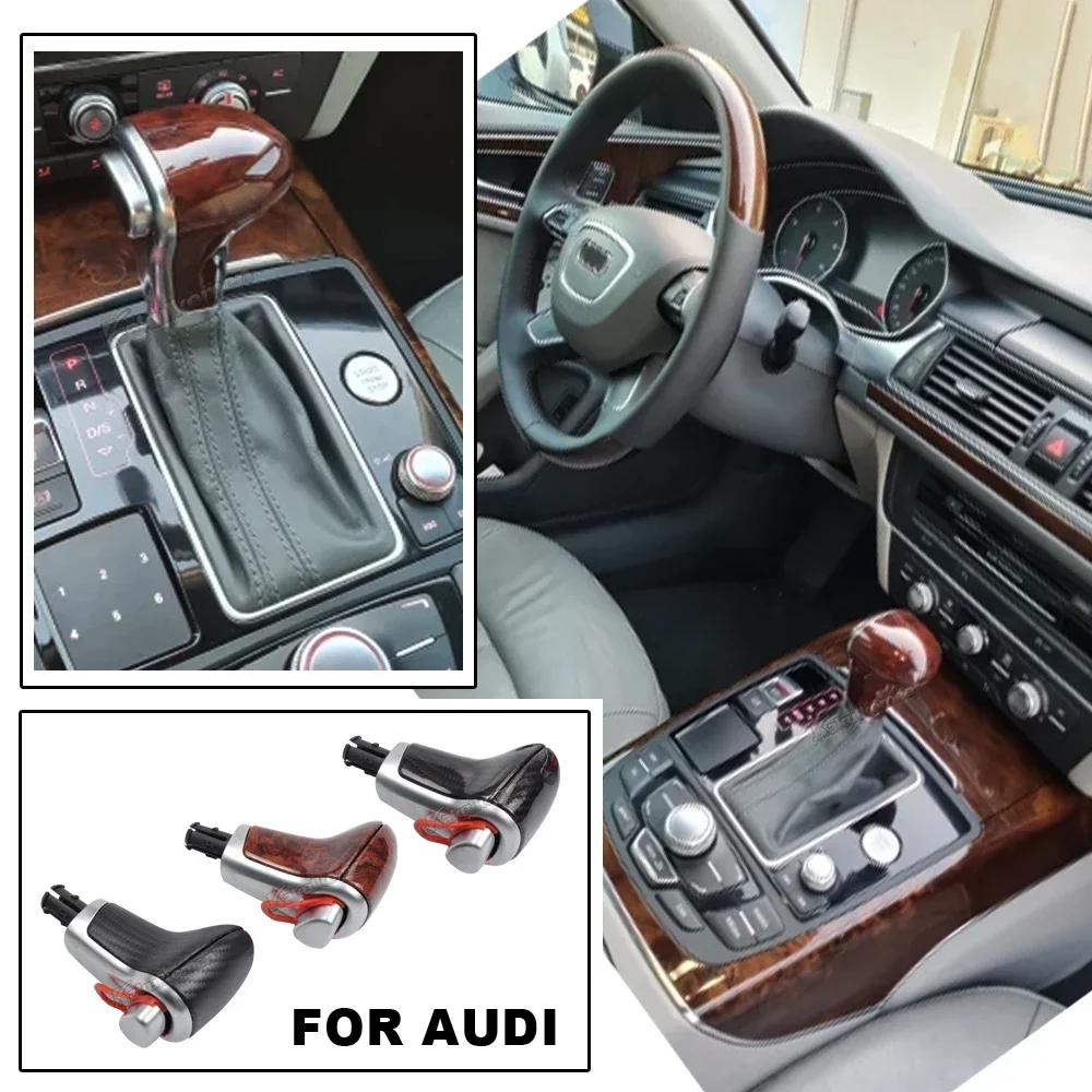 Фото Автомобильный рычаг переключения передач для Audi A6 C6 A3 8P A4 B8 A5 Q5 Q7 A7 №2
