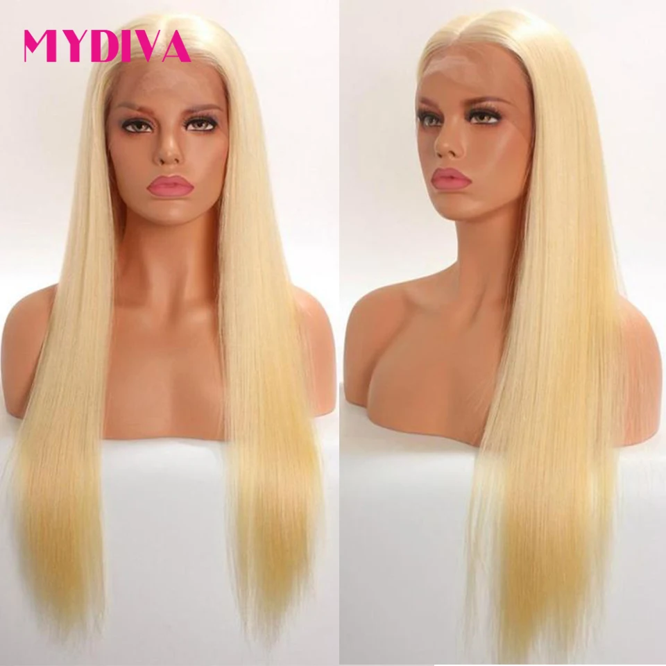 

40inch 613 Lace Frontal Wig 13×6 Hd Lace Brazilian Blonde Lace Front Human Hair Wigs Pre Plucked Straight Wigs For Women