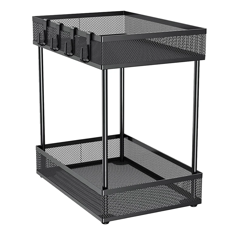 

Органайзер под раковину для ванной комнаты, шкаф, органайзер, 2-Ярусные органайзеры под шкаф