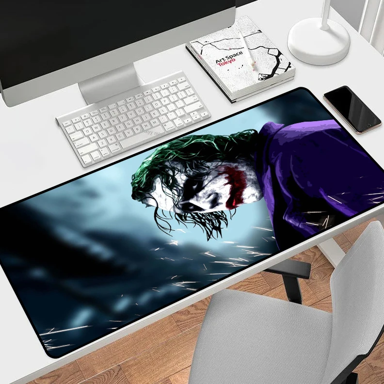 

Desk Mat Joker Mouse Pad Gaming Accessories Mousepad Gamer Keyboard Mats Mause Pads Large Xxl Protector Pc Mice Keyboards Office