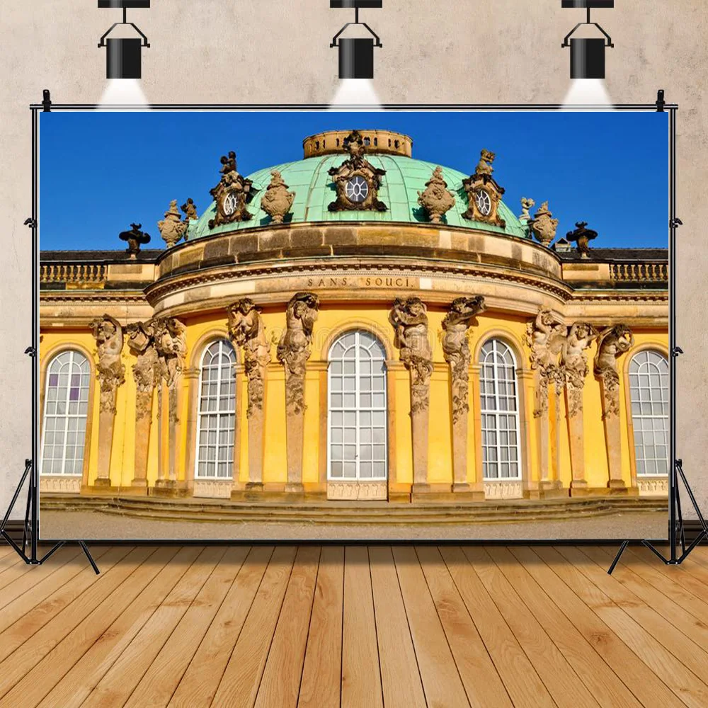 

Castle Palace Indoor Photography Background Newborn Child Portrait Birthday Photo Background Photo Gallery Props CB-15