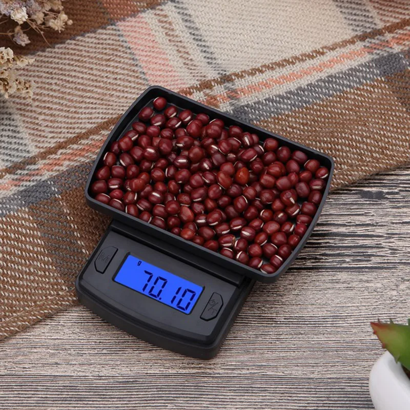 Mini Digital Electronic Pockets Weighing Scales 0.01 Grams To 500 Grams Hand Scale Portable Small Table Scale Kitchen Tools