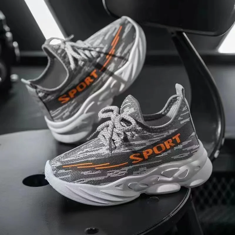 

Kids Shoes Mesh Canvas Sports Shoes Boys and Girls Running Shoes Children Breathable Sneakers Basket Footwear 3 Colors