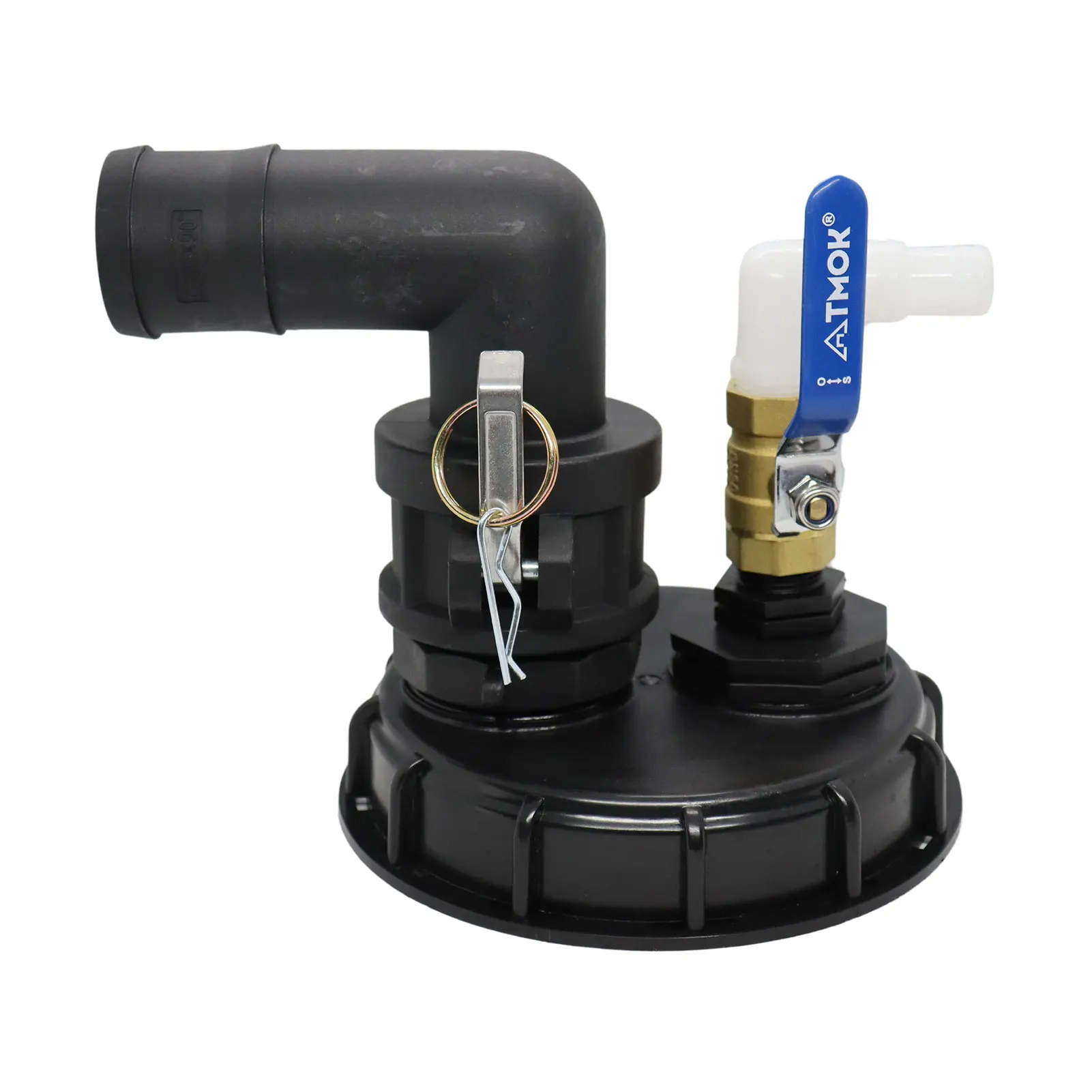 

Переходник IBC Ton, штуцер для тонной крышки, крышка IBC, крышка с углом 90 градусов, профессиональные детали для шланга и крана с клапаном