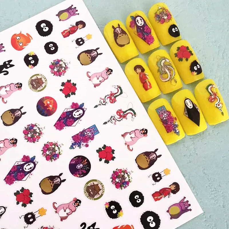 

Новейшие японские аниме 3D Самоклеящиеся наклейки на заднюю панель наклейки самодельные Украшения обертывания наклейки для ногтей TSC 349