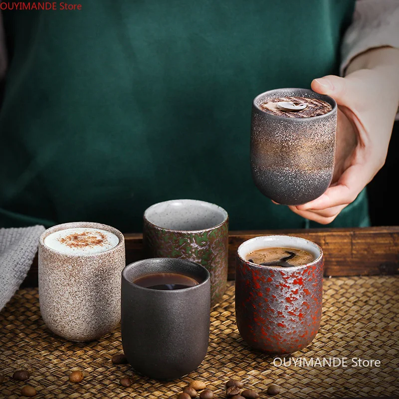 

123ml New Coffee cups Ceramics mugs Beer Tea Mug Whiskey Glass Drinkware cup Ceramic Latte Specialized coffee