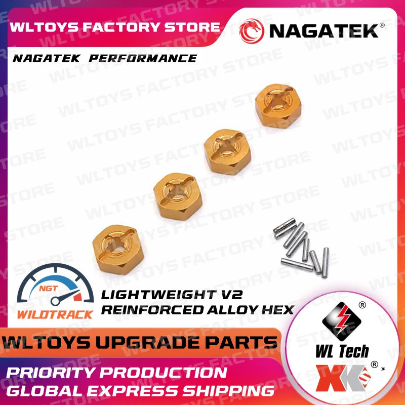 Wltoys 144001 wltoys 124019 124017 a959 a979 металлические детали для модернизации 4 шт. сплав 12 мм