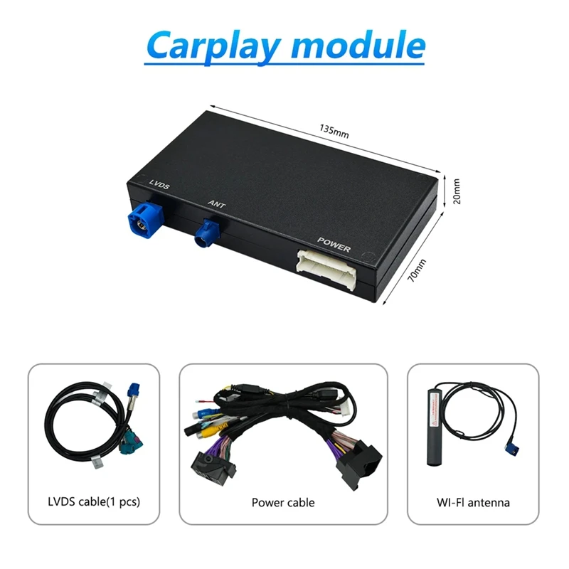 Беспроводной модуль CarPlay для CGLCS-класса W205 W253 с системой NTG5.0, интерфейс Android Auto и CarPlay (art.: 3920dc9641ff2) - 3920dc9641ff2