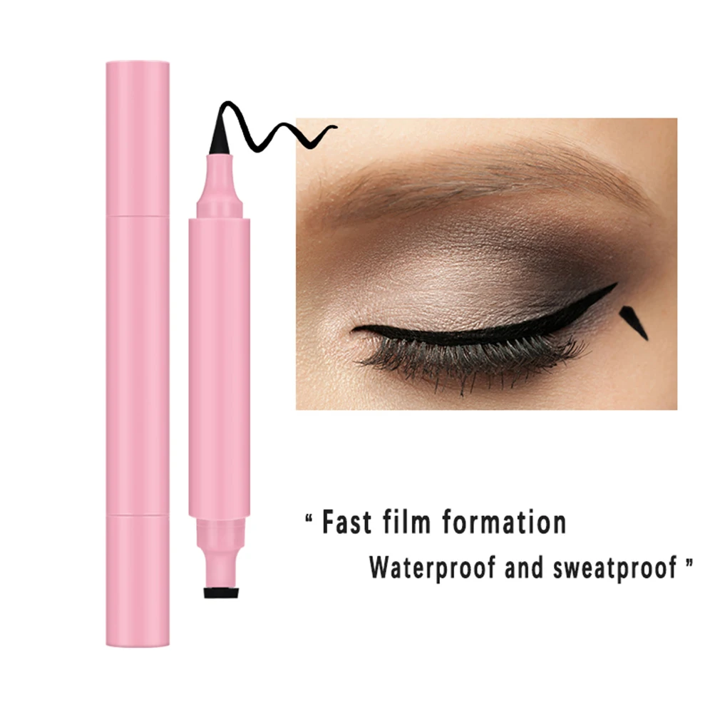 

Colorful Pink Box Fast Dry Multicolor Waterpoof Custom Liquid Eye Liner Private Label Triangle Seal Eyeliner Bulk Makeup