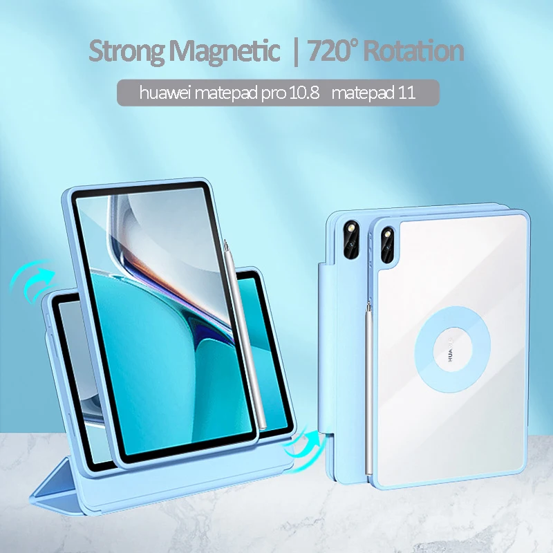 

Чехол tranродитель для Huawei Matepad 11 вращающийся магнитный чехол для Huawei Matepad Pro 10,8 съемный чехол жесткий противоударный чехол