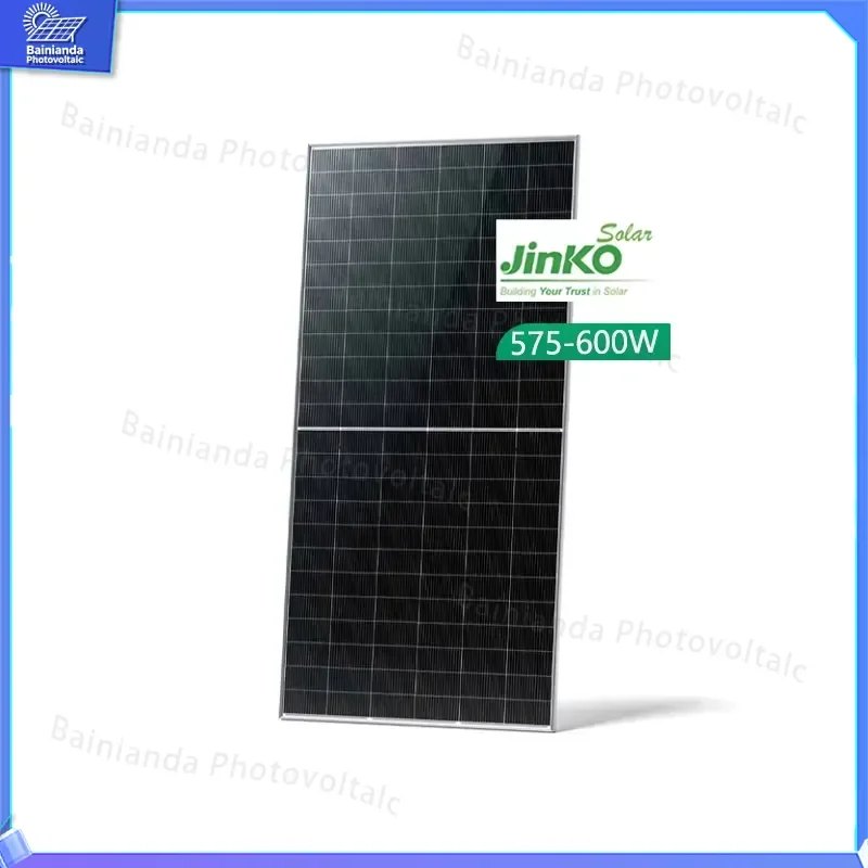 Фото Солнечная панель Jinkohu Neo N Type TOPCon 575W 580W 585W 590W 595W 600W, двусторонняя, с двойным стеклом, фотоэлектрический модуль, гарантия 30 лет, высокая эффективность №2