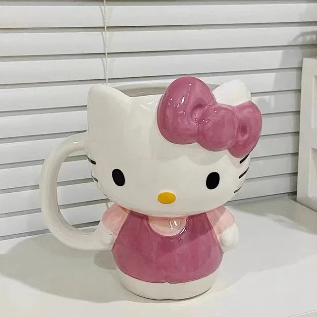 Hello Kitty Sanrio Plush and Bow Tie Mug 4