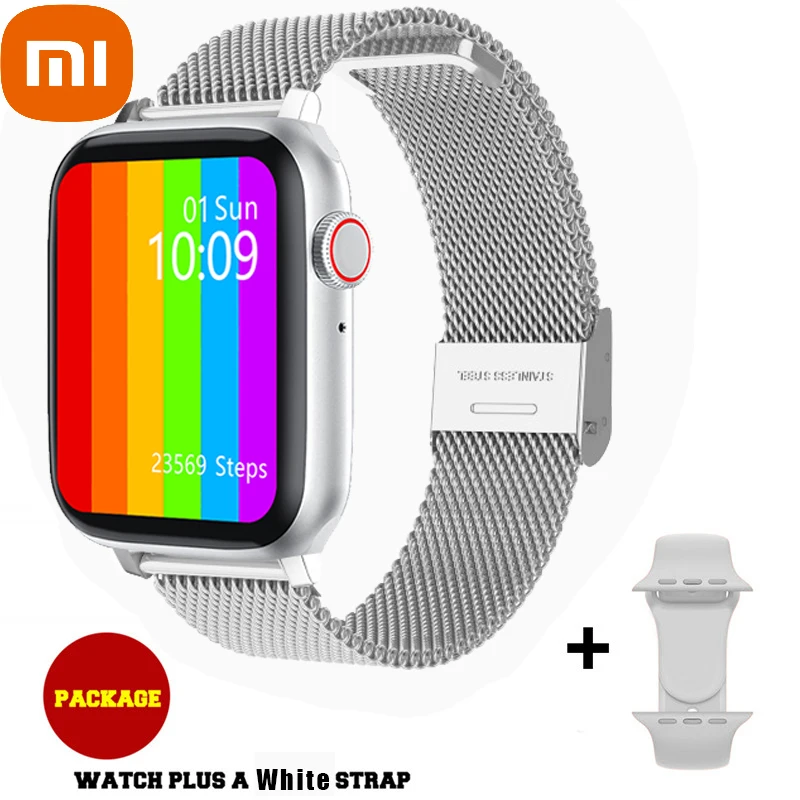 

XIAOMI Women Smartwatch Full Touch Screen Support Dial Call Heart Rate Blood Pressure Smart Watch for Apple Android Watch Women