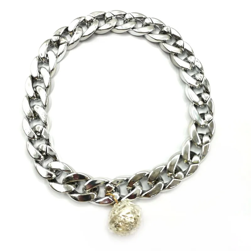 Золотое ожерелье для домашних животных ошейник больших собак Шиба-ину корги