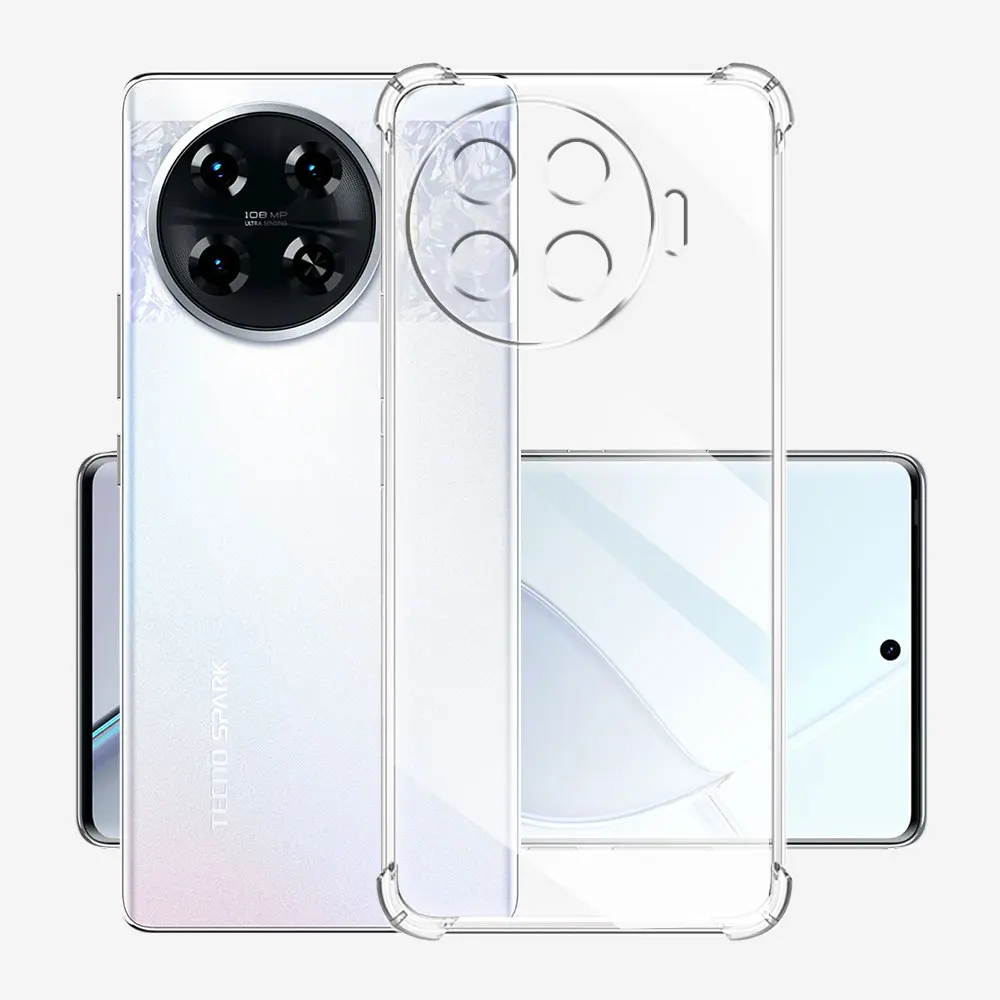 Противоударный чехол из ТПУ с подушкой безопасности для Tecno Spark 20 Pro Plus телефона +