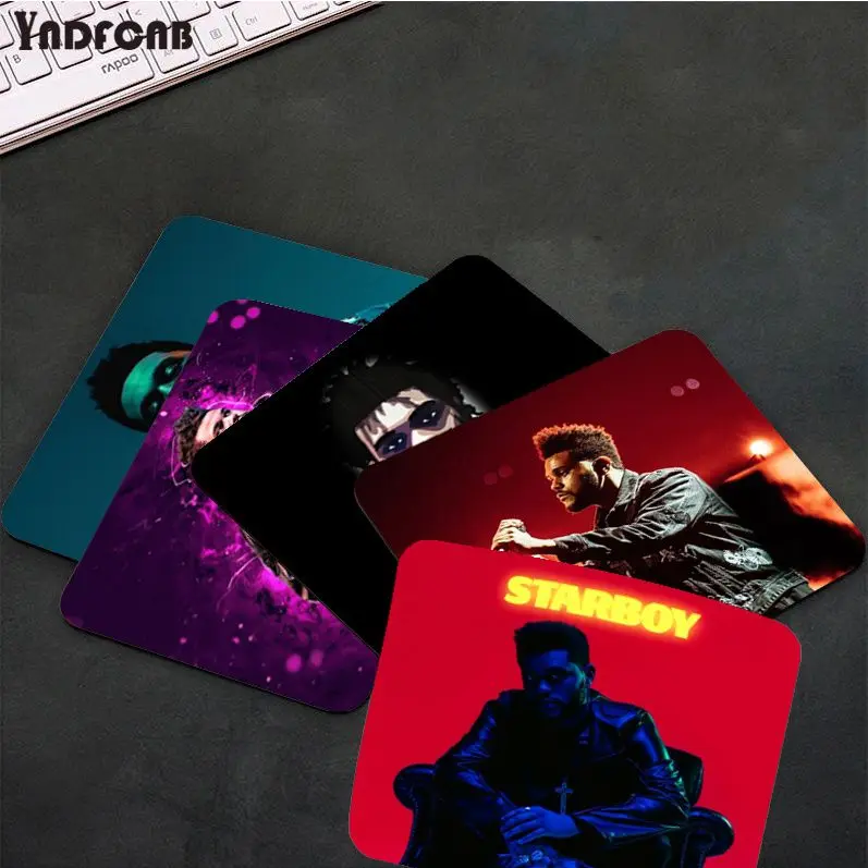 

The Weeknd Small Gaming Mouse Pad Gamer Desk Mat Keyboard Pad Decoration Mause Pad Padmouse Desk Play Mats