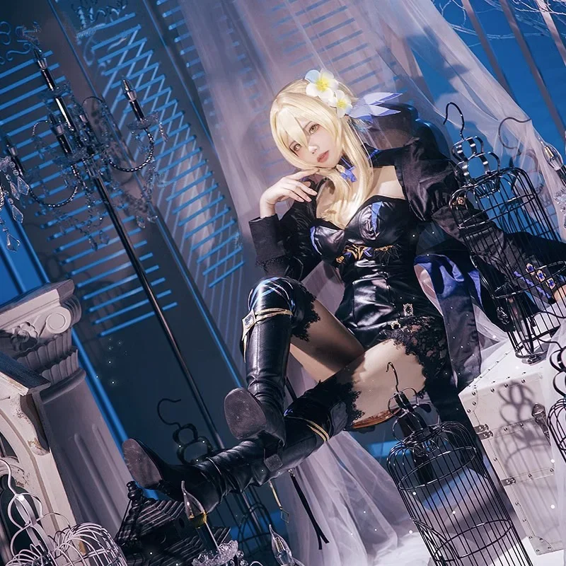 Костюм принцессы Genshin дальний и бездна для косплея униформа Хэллоуина косплей