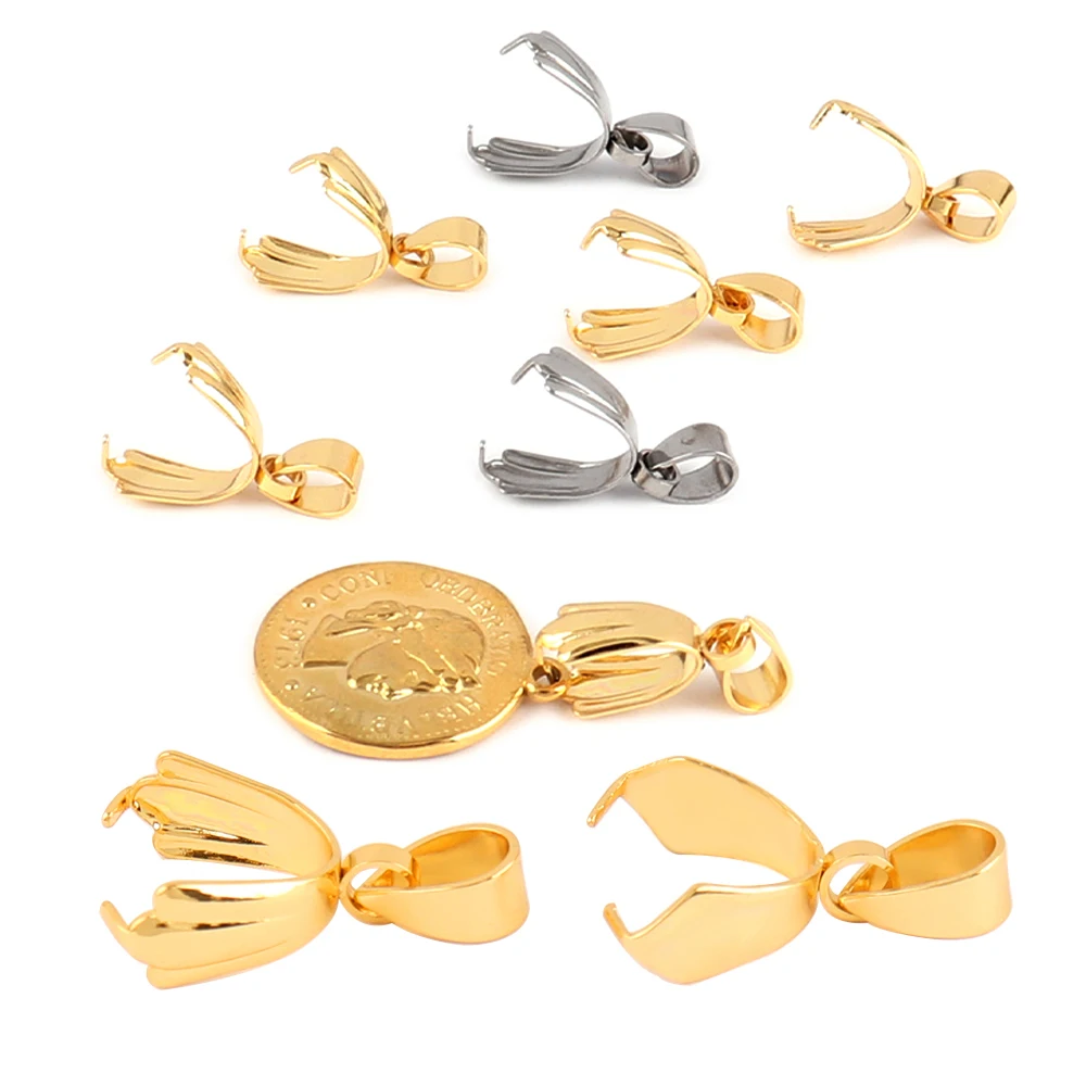 20 шт./лот застежки для подвесок из нержавеющей стали зажим изготовления