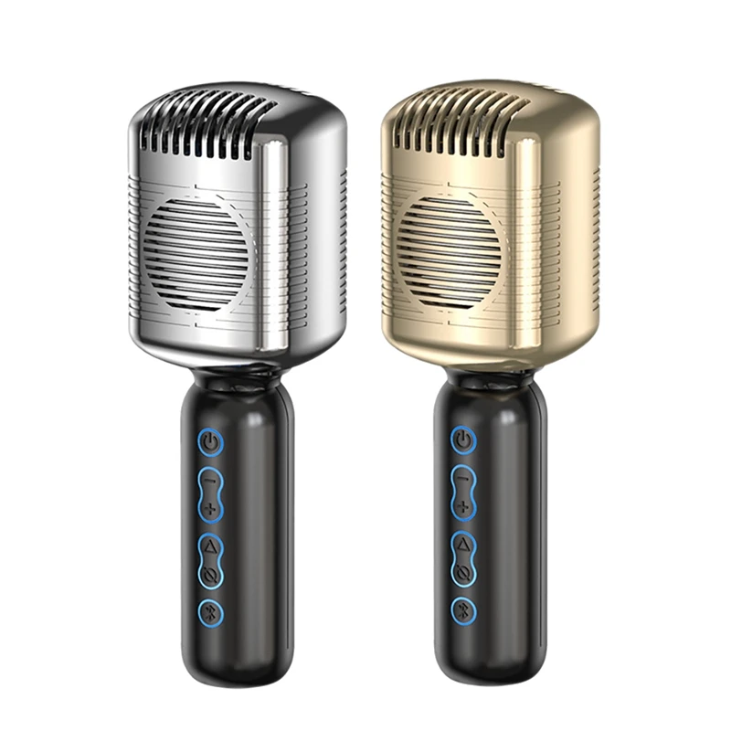 

Portable Audio Integrated Bluetooth Microphone For Children Adults To Sing Compatible With For Android/Ios