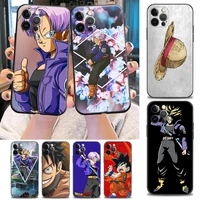 tranks logo dragon ball phone case for iphone 11 12 13 pro max 7 8 se xr xs max 5 5s 6 6s plus soft silicone case cover bandai