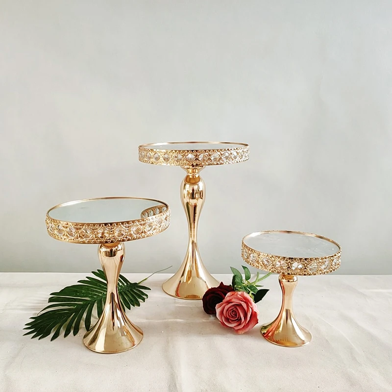 

1pcs-4pcs Cake Stand Round Metal Cake Stands Dessert Display Cupcake Stands Wedding party Birthday