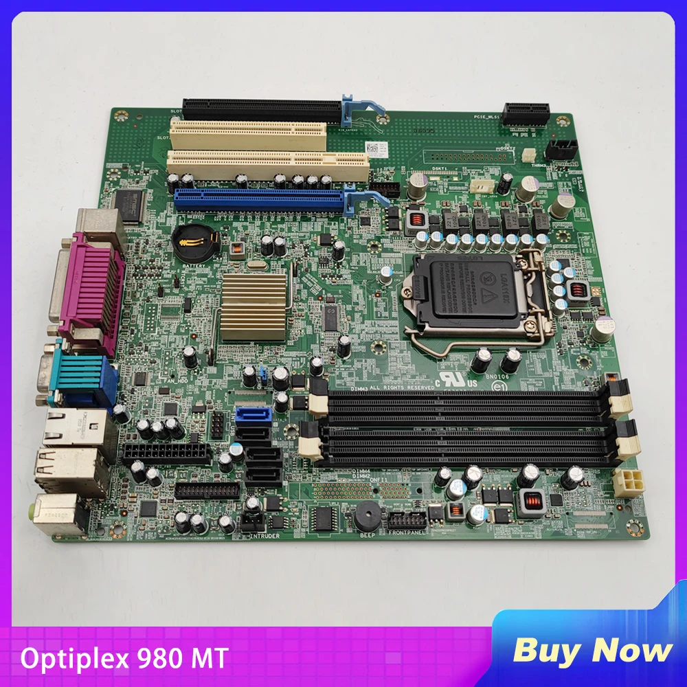 Original Disassembly For DELL Optiplex 980 MT Desktop Motherboard 0D438T 0D441T 980DT LGA 1156 Maniboard