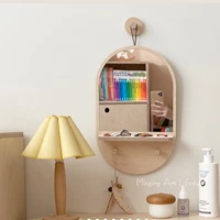standing desk table cosmetic makeup mirror table bathroom wall mirrors childrens room decoration miroir mural bohemian decor