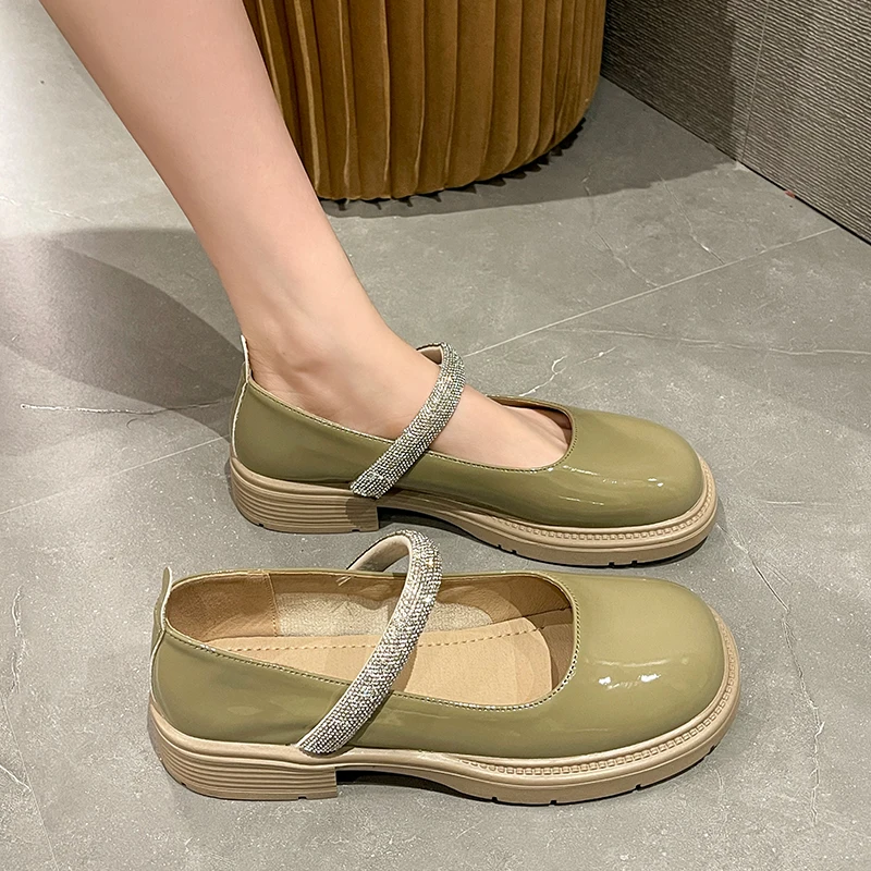 

Женские туфли 2022, женская обувь, повседневные кроссовки с закрытым носком, элегантные модные туфли с круглым носком, новое платье на каблуке...