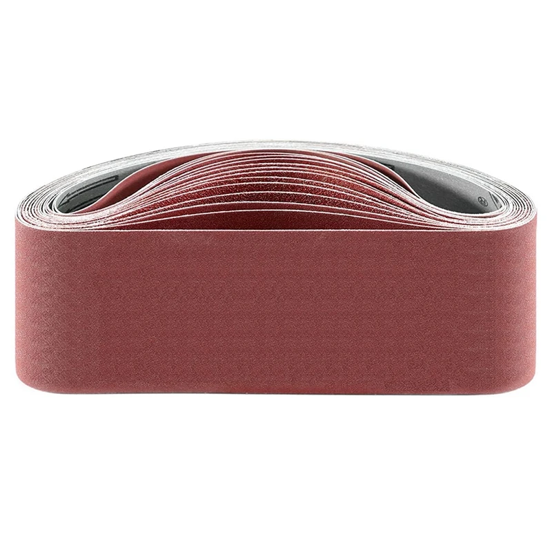 

Sanding Belts 3X21inch Aluminum Oxide 15 Pack Belt Sander 3 Each Of 80/120/150/240/400 Assorted Grits For Sanding Wood