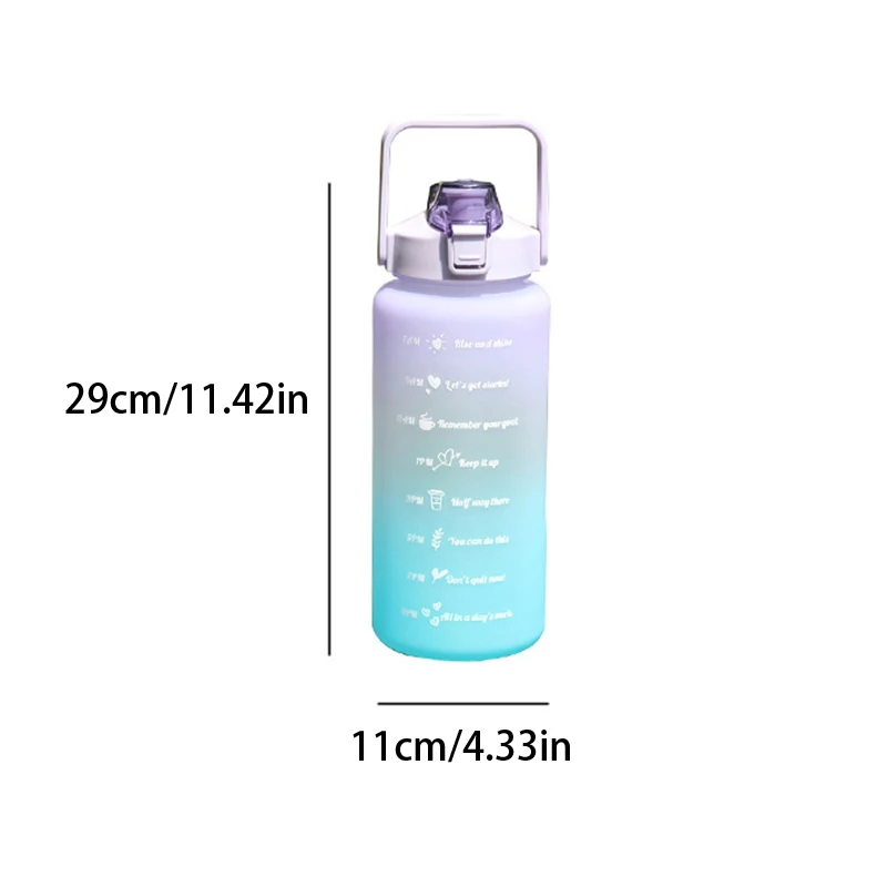 Уличная Спортивная бутылка для воды большой емкости креативная пластиковая