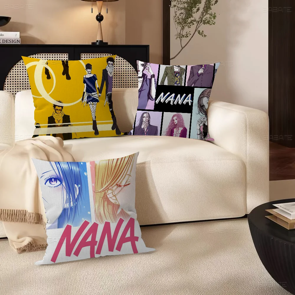 Cartoon Anime Oosaki Nana Maple Design Cushion Cover Happy Autumn Harvest Decor Holiday Decorati Pillow