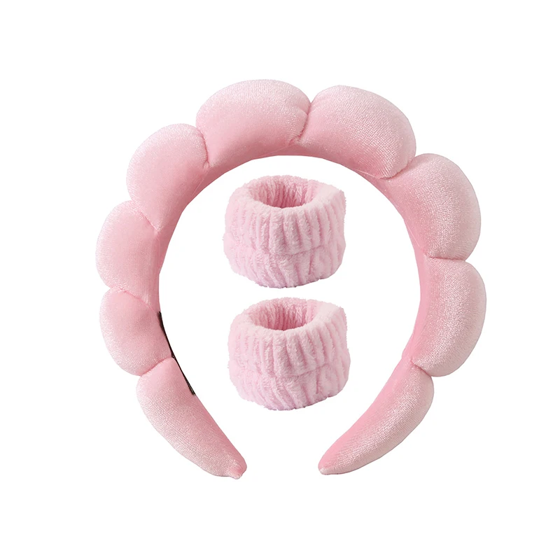 

Towel Flannelette Fabric Twist Shape Face Wash Headband Women Hair Claw Hairpin Hair Clip Headwear Women Hair Accessories