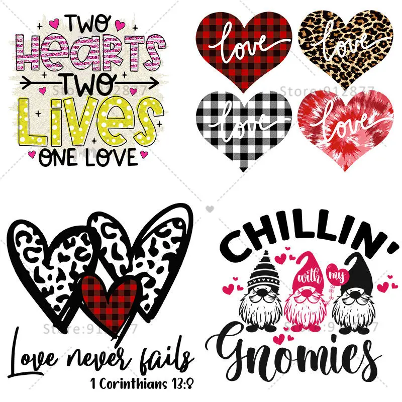 Press Transfers Love Rainbow Valentine's Day Gomies XOXO Sex