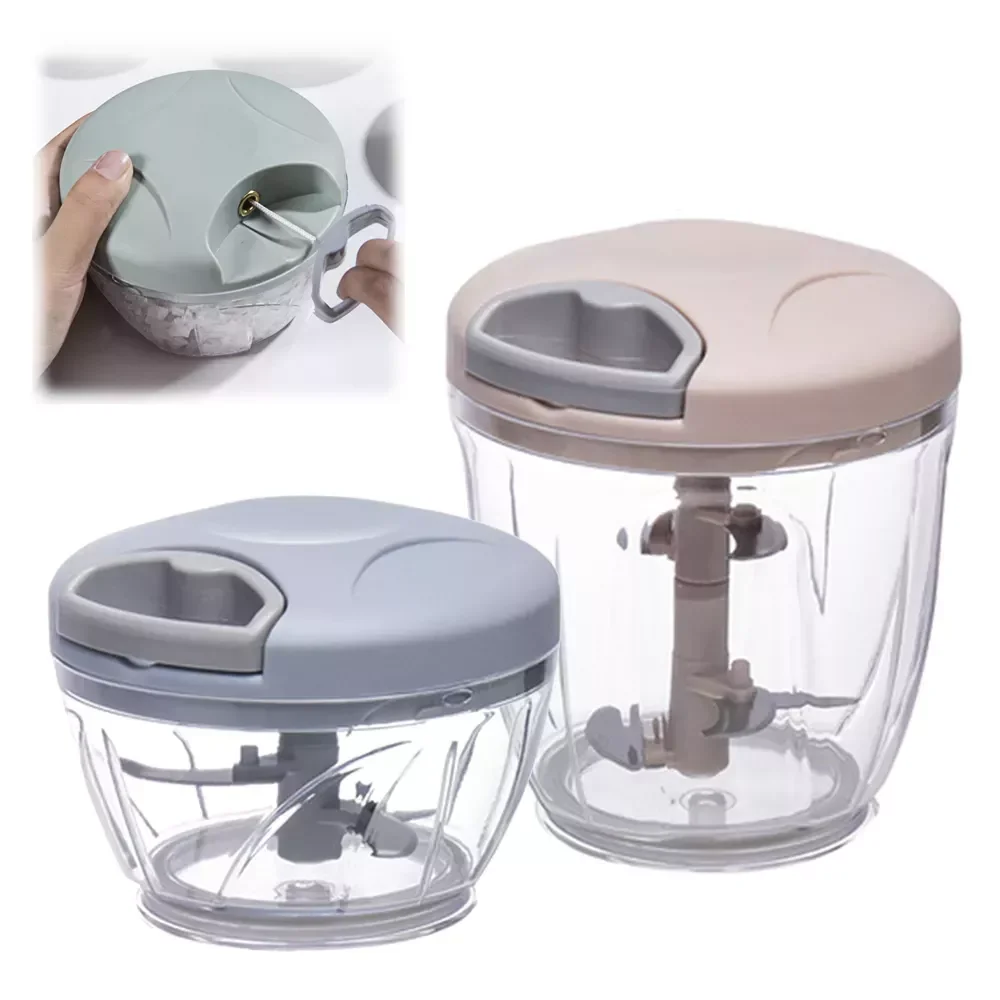 

Garlic Chopper Manual Rotate Vegetable Cutter Chopper Slicer Fruit Garlic Crusher Kitchen Gadget Blenders Meat Grinder
