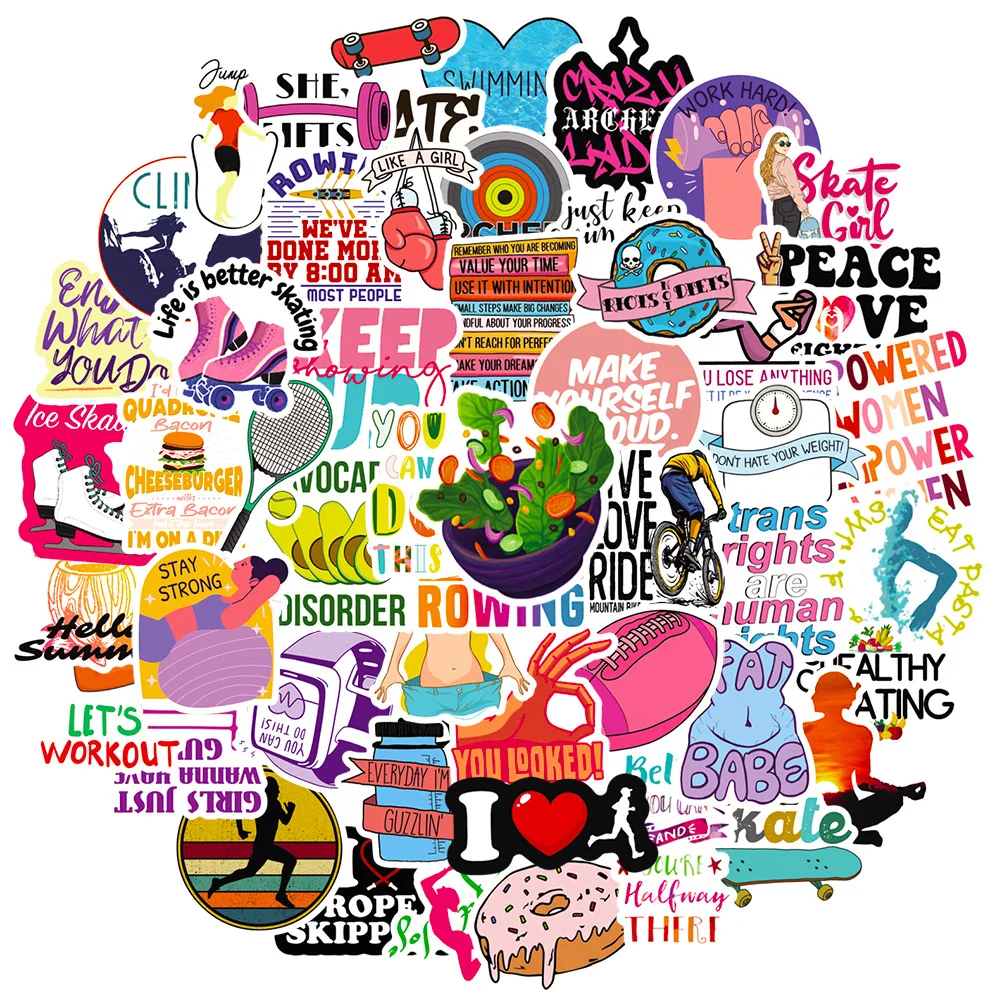 

10/30/50 шт., наклейки для ноутбука, багажа