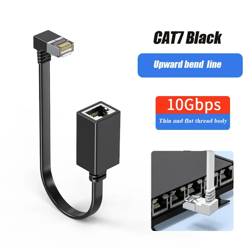 

DIVEDEER CAT7 RJ45 сетевой кабель 90 градусов