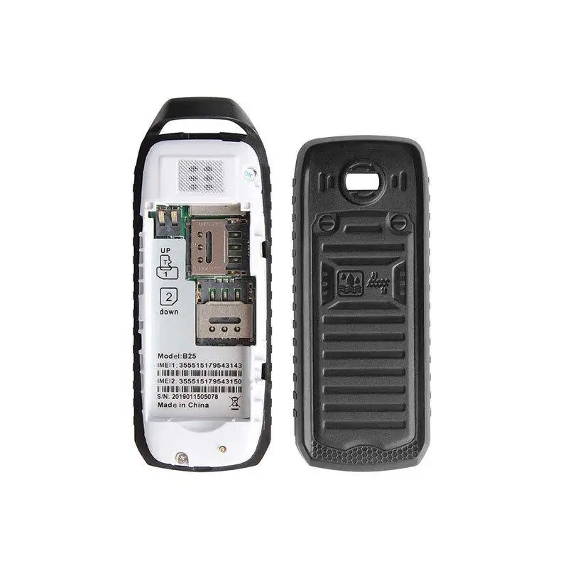 Bm25 Mini Mobile Phone Gsm Multilingual Lcd Screen Button Keypad Dual SIM-Card Elderly Pocket Cellphone Headset Headphone images - 6