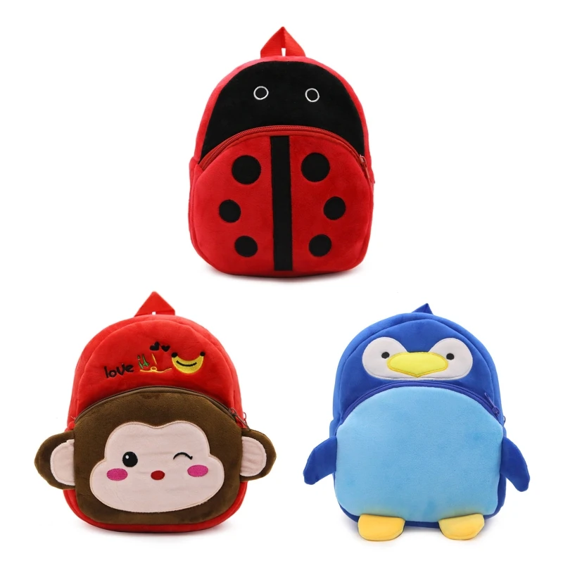 

Ladybug Cartoon Backpack School Bag for Toddler Children Boys Girls 1-3 Years