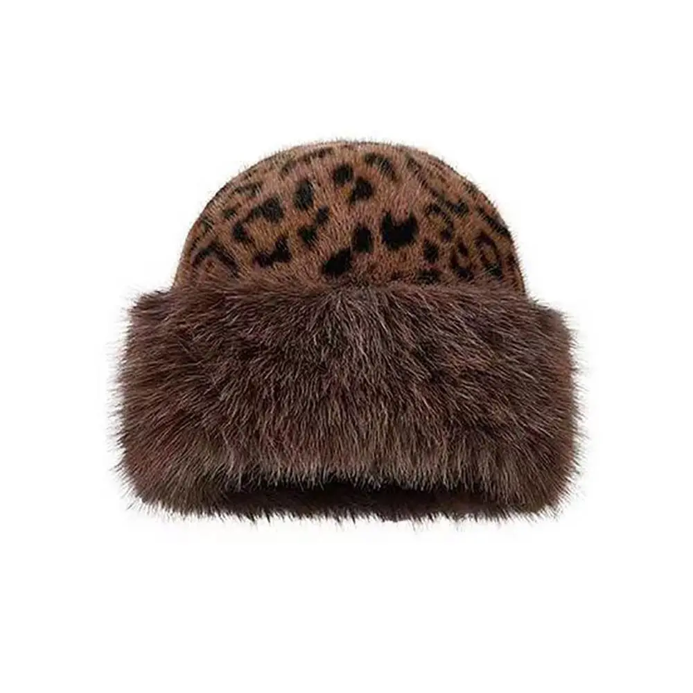 Новая теплая пушистая меховая панама холодная утолщенная плюшевая рыбацкая