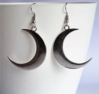 new products hot selling fashion trend jewelry simple natural wind large moon pendant earring jewelry