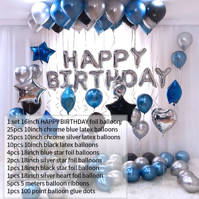 

Фольгированные шары для дня рождения Yaobener