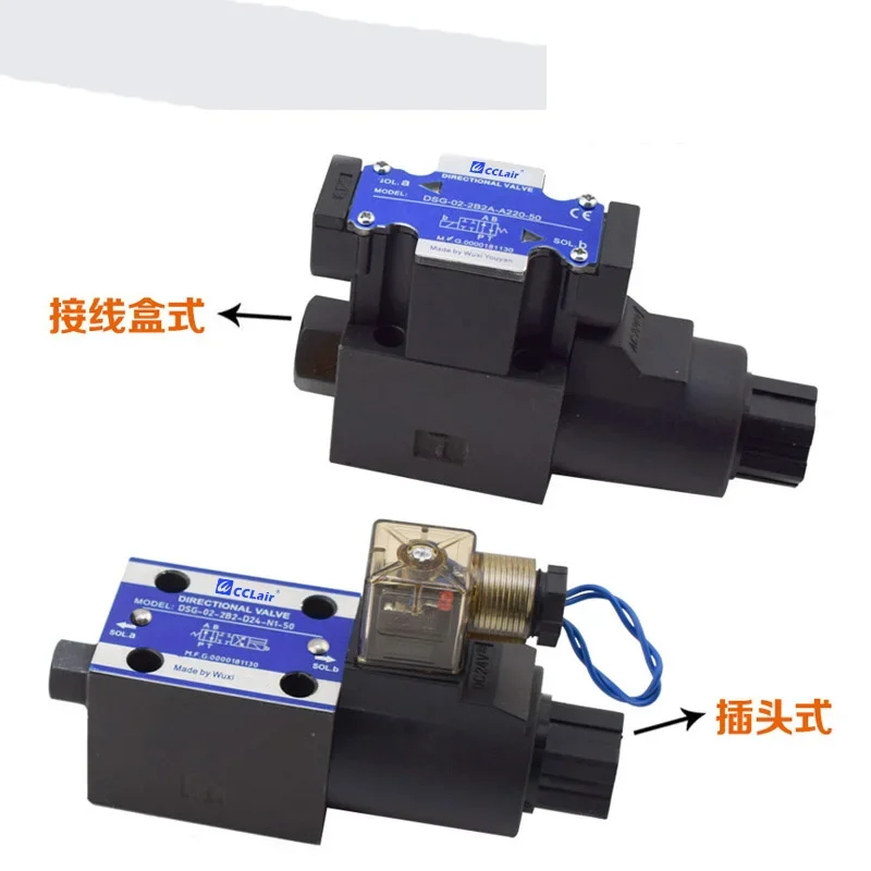 DSG-02-3C2/3C4-A220 гидравлический электромагнитный распределитель 3C60 DSG-02-2B2-D24-N1-DL