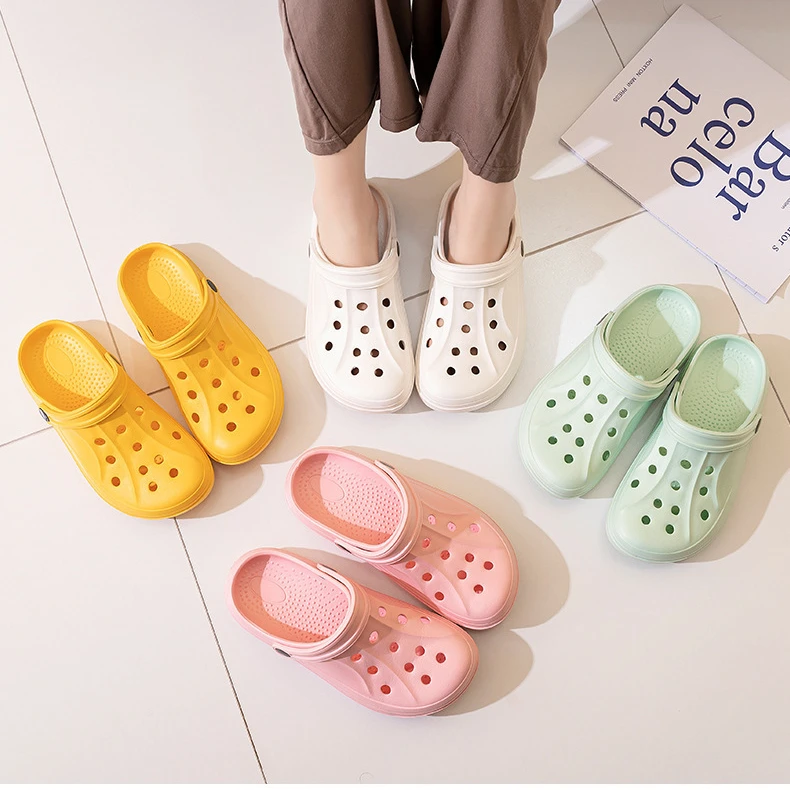 Женские повседневные Сабо 2022 дышащие пляжные сандалии Летние слипоны унисекс |