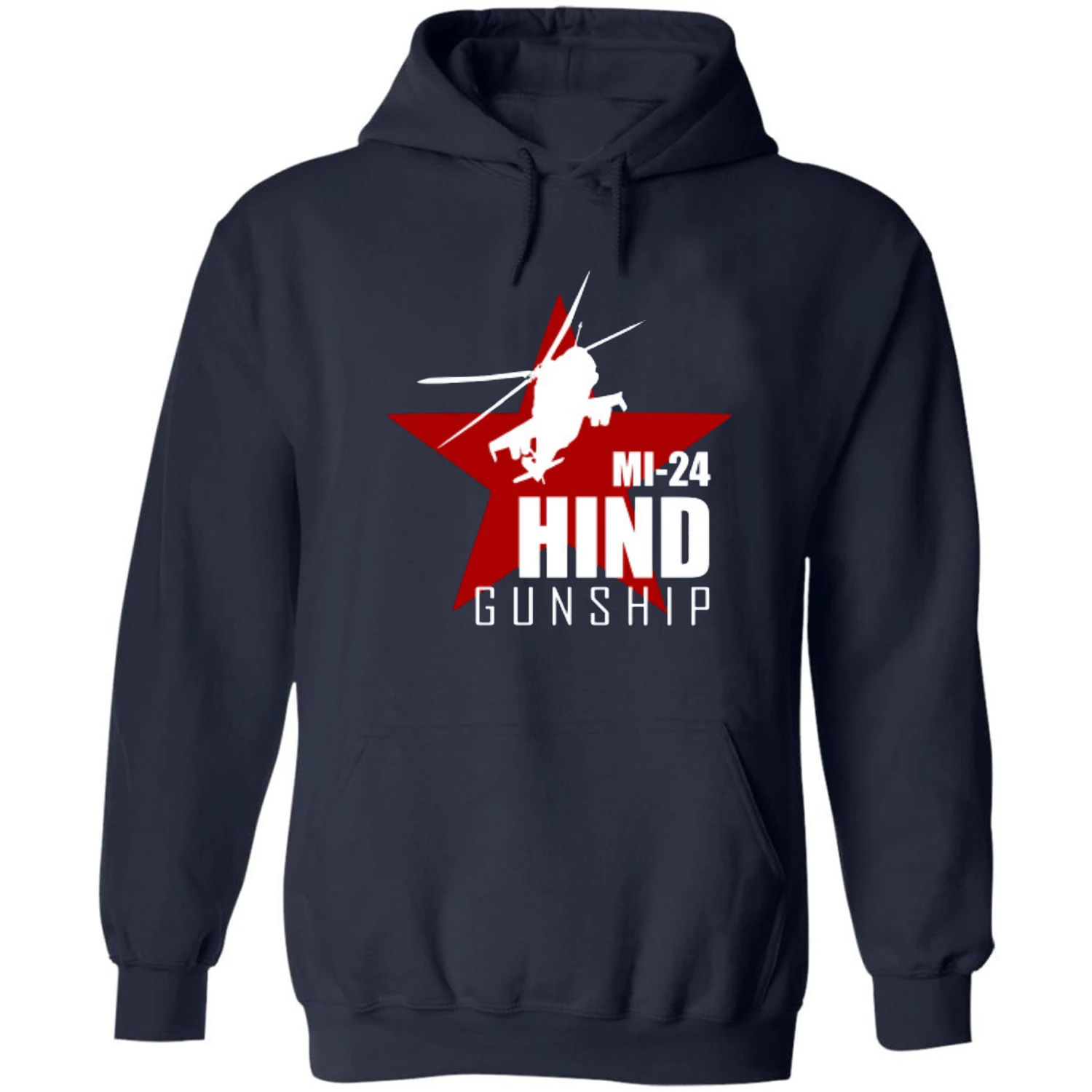 Советский Ми-24 Hind Gunship русский пуловер с вертолетом толстовка из 100% хлопка